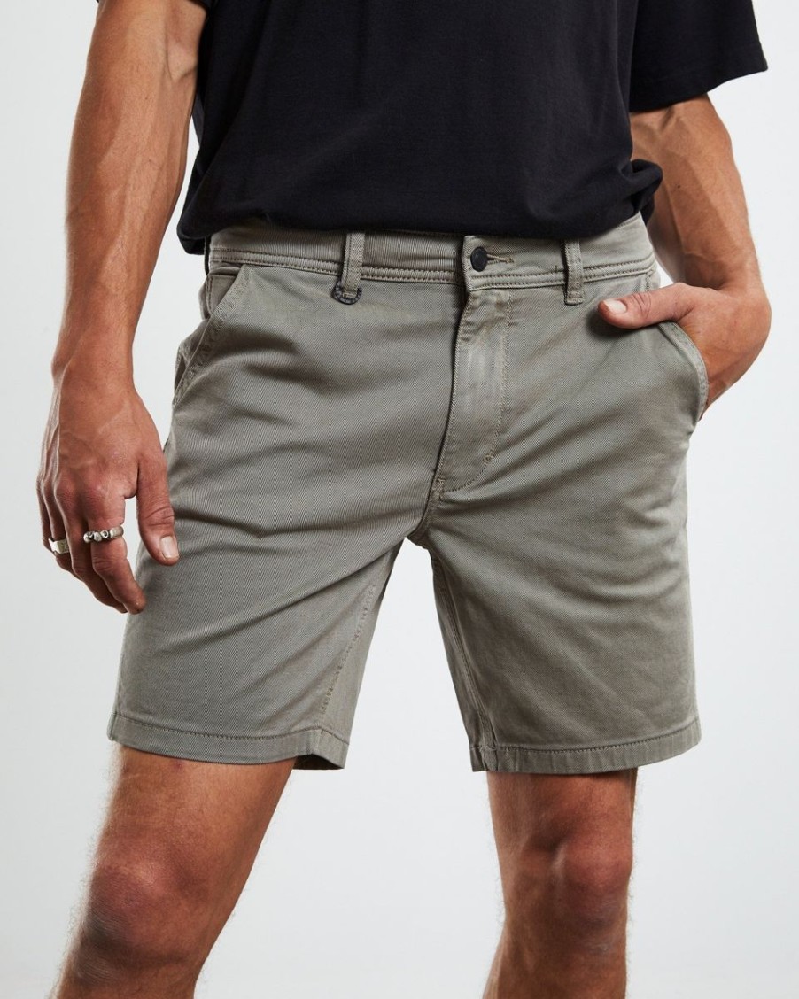 Men Neuw Denim Denim Shorts | Neuw Denim Cody Workwear Short-Latte