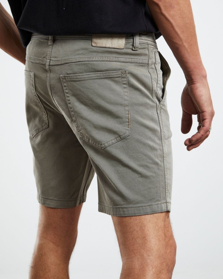 Men Neuw Denim Denim Shorts | Neuw Denim Cody Workwear Short-Latte