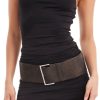 Women Nakedvice Belts | Nakedvice The Phoenix Belt- Brushed Brown