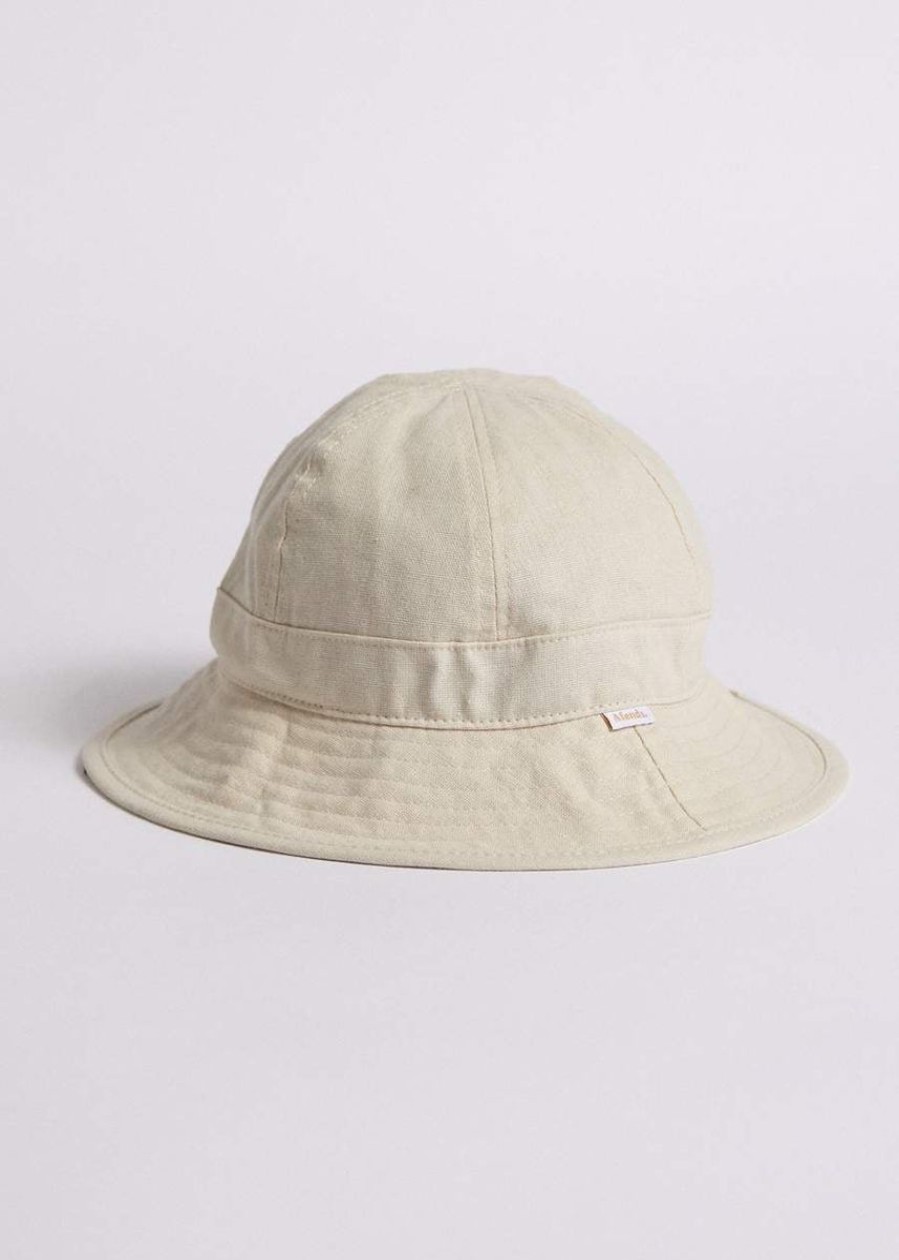 Women Afends Hats | Afends Congo Hemp Bucket Hat-Bone