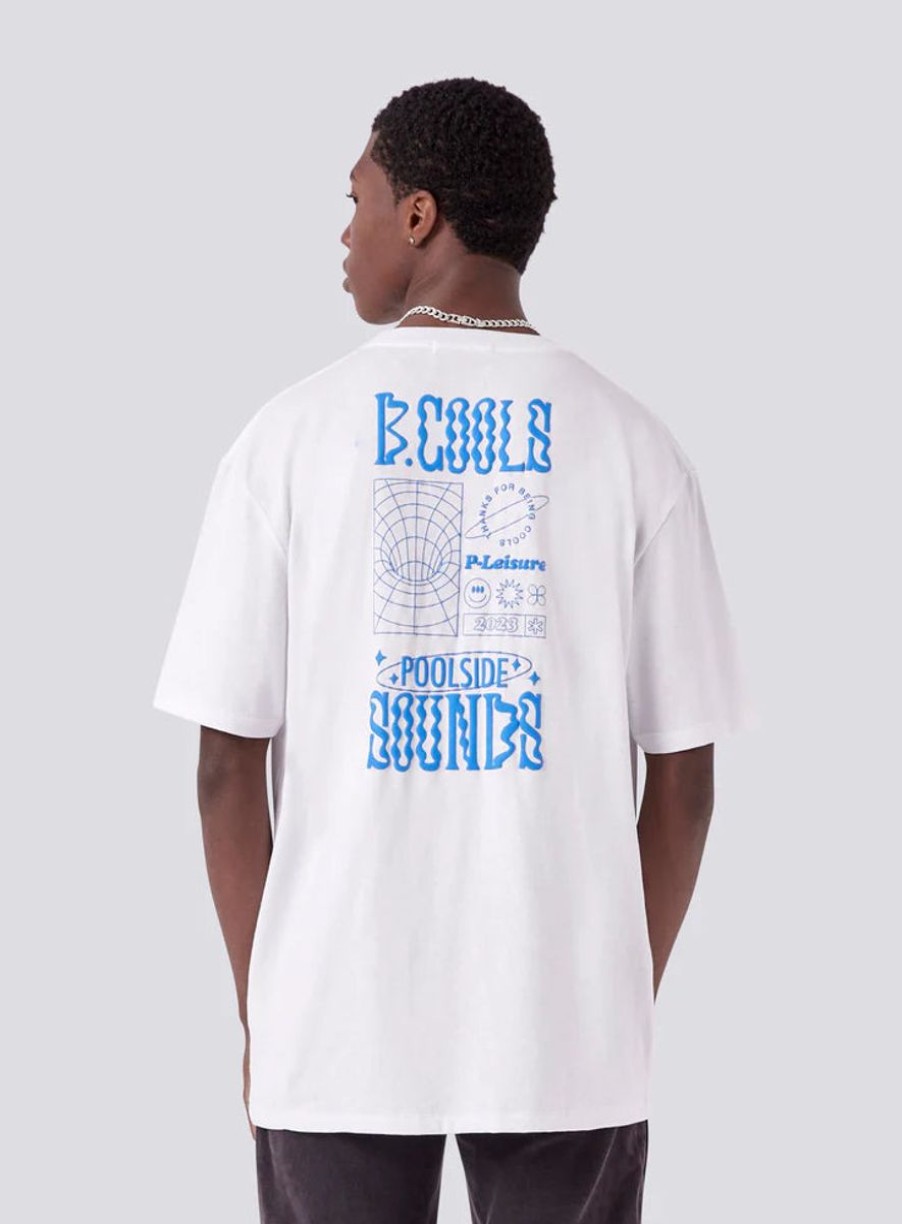 Men Barney Cools Tees | Barney Cools Sounds Tee-White