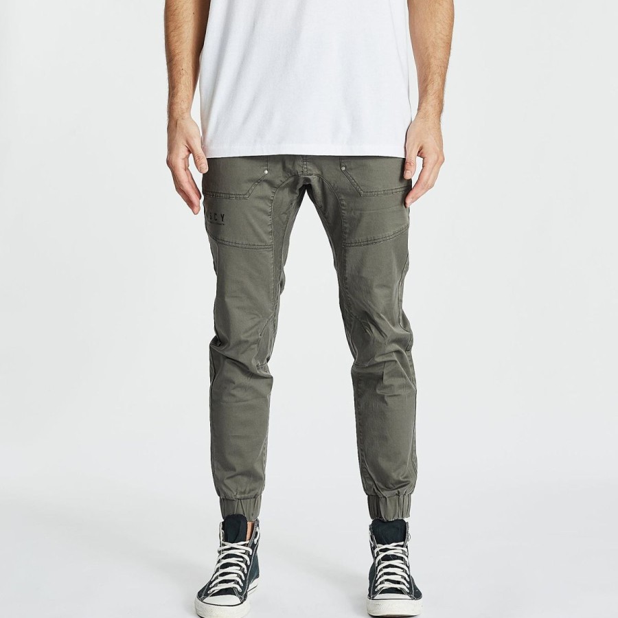 Men Kiss Chacey Pants | Brigham Pant-Storm Green