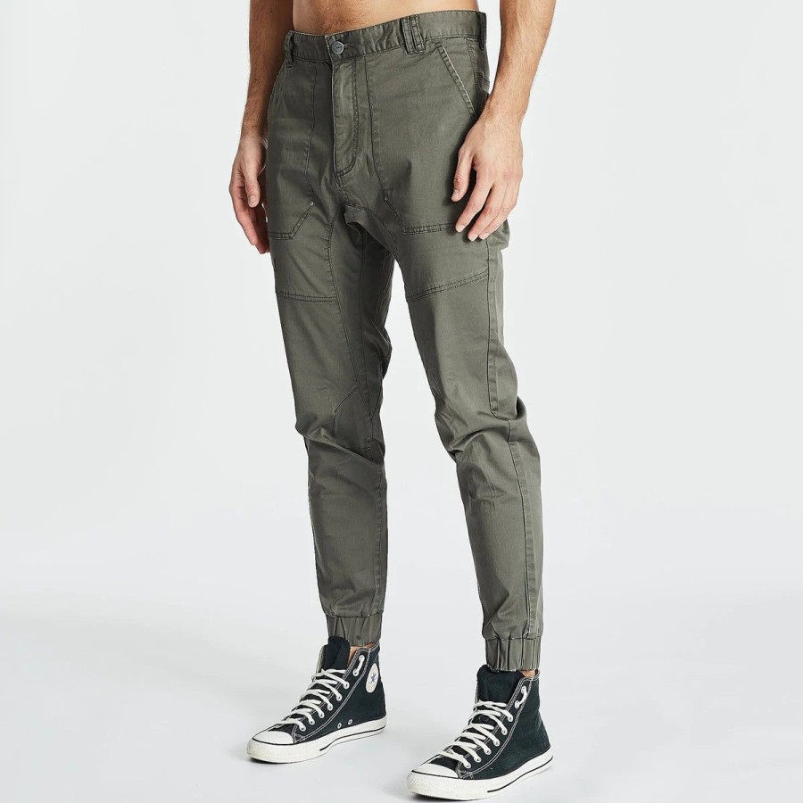 Men Kiss Chacey Pants | Brigham Pant-Storm Green