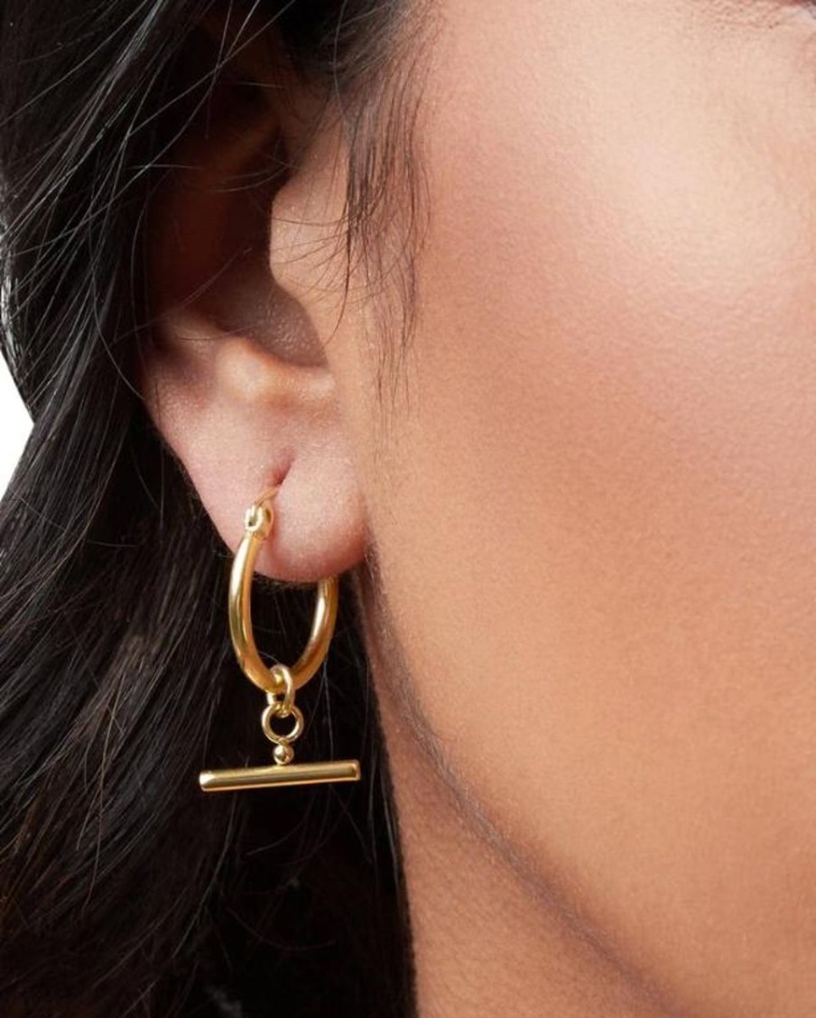 Women Pastiche Jewellery | Alida Earrings-Yellow Gold