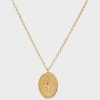 Women Pastiche Jewellery | Pastiche Sun Seeker Necklace- Yellow Gold