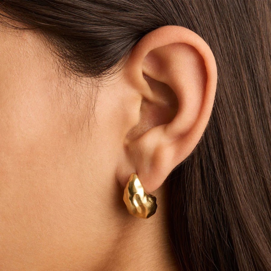 Women By Charlotte Jewellery | By Charlotte Wild Heart Large Earrings-18K Gold Vermeil