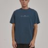 Men THRILLS Tees | Thrills Natural Cooperation Merch Fit Tee-New Teal