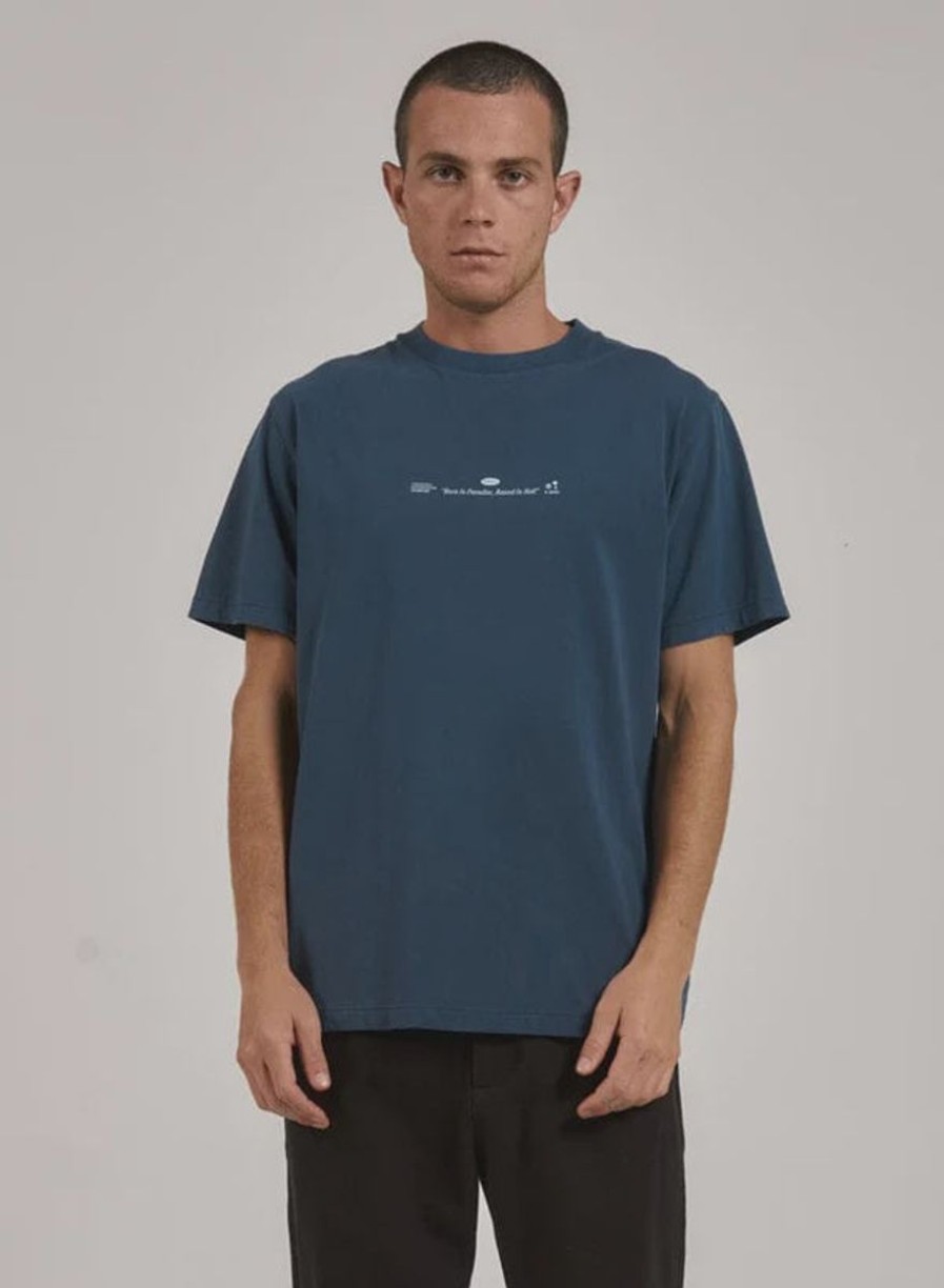 Men THRILLS Tees | Thrills Natural Cooperation Merch Fit Tee-New Teal