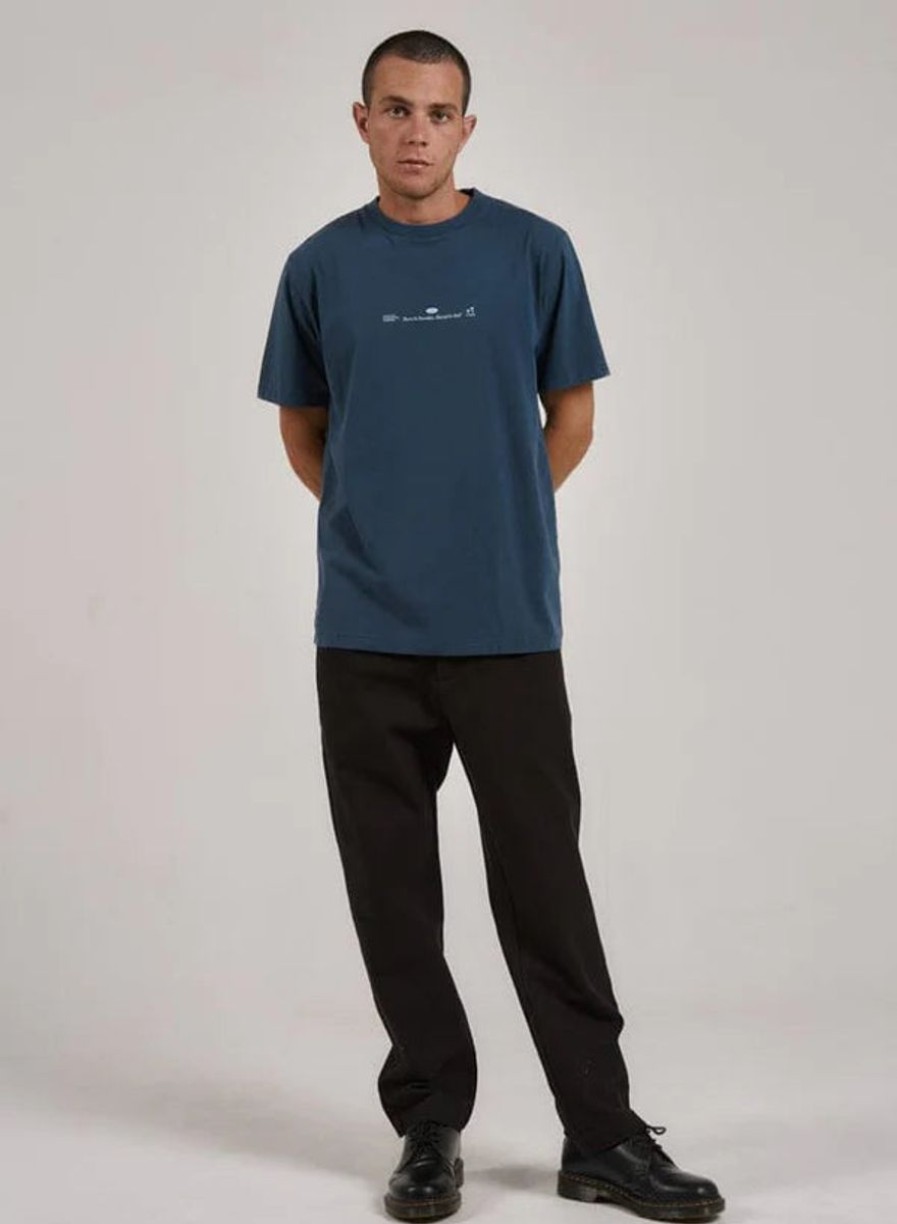 Men THRILLS Tees | Thrills Natural Cooperation Merch Fit Tee-New Teal