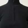 Women Neuw Denim Tops | Jonesy Zip Top-Black