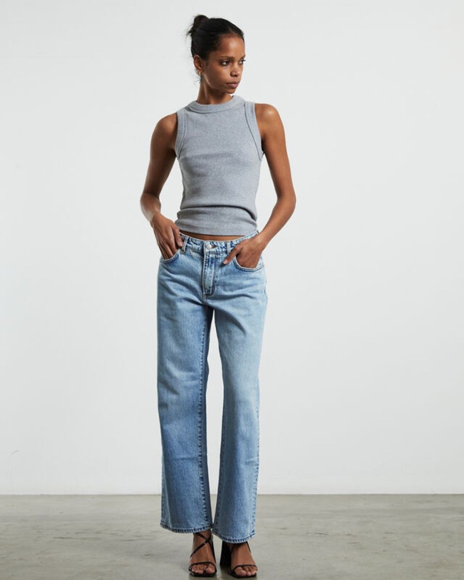 Women Neuw Denim Jeans | Neuw Denim Daria Boyfriend Jean-Zero Jemima-Light Vintage Blue