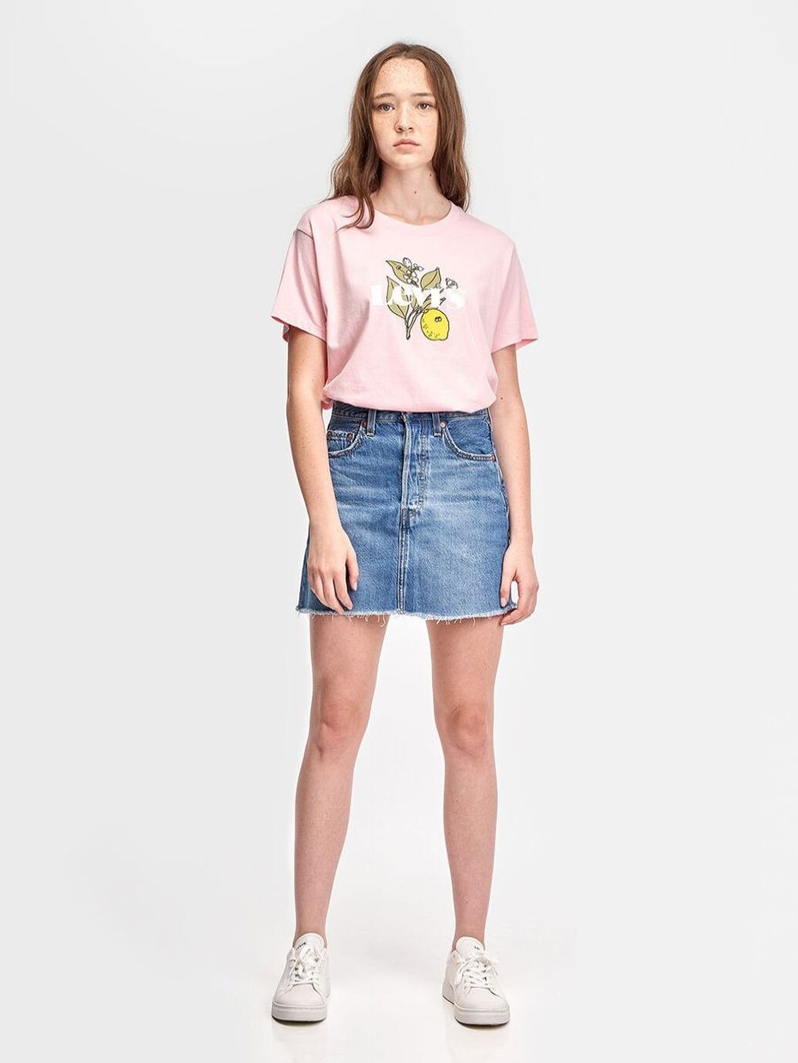 Women Levis Denim Skirts | Ribcage Denim Skirt-Noe Starter