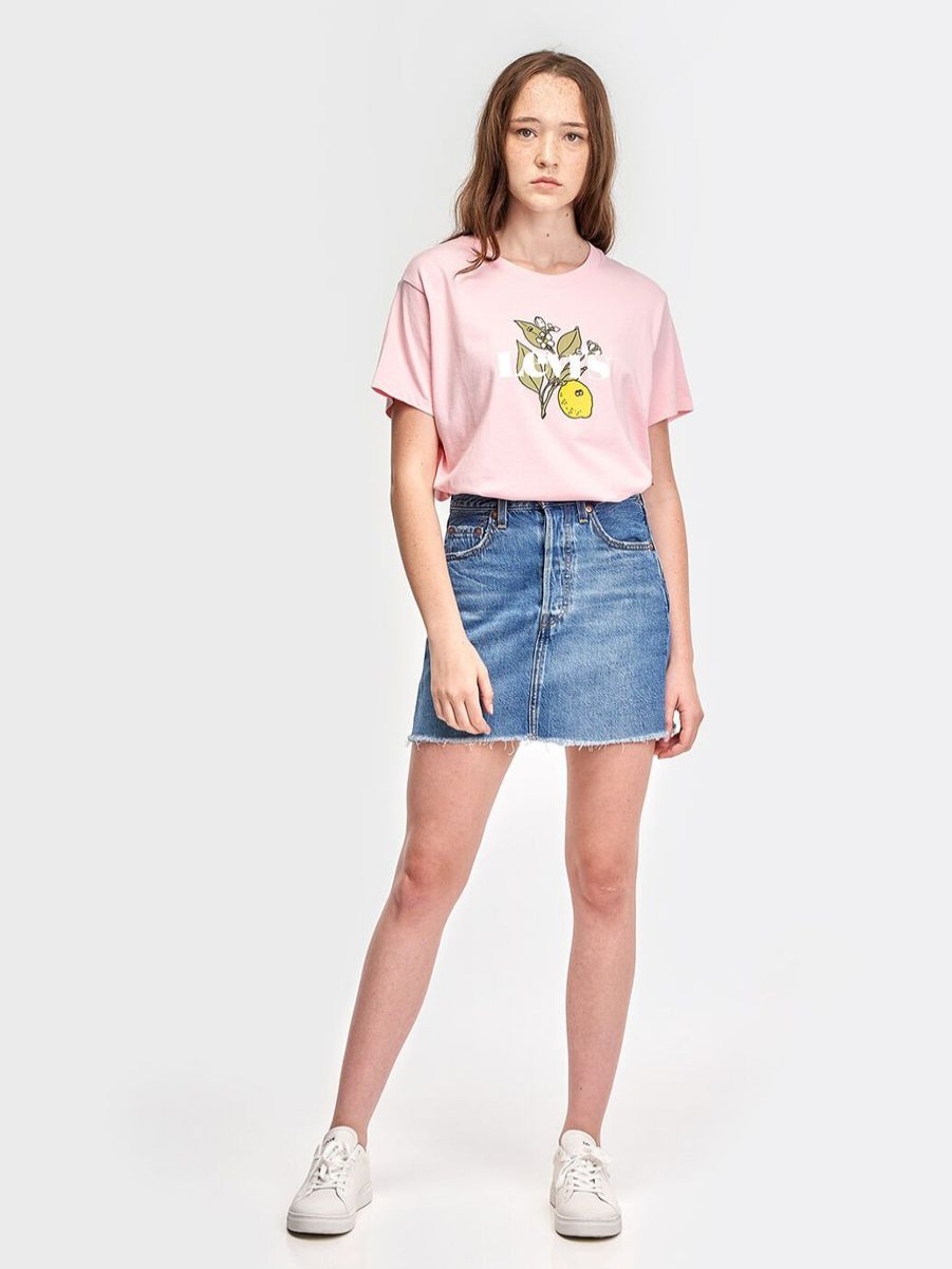 Women Levis Denim Skirts | Ribcage Denim Skirt-Noe Starter