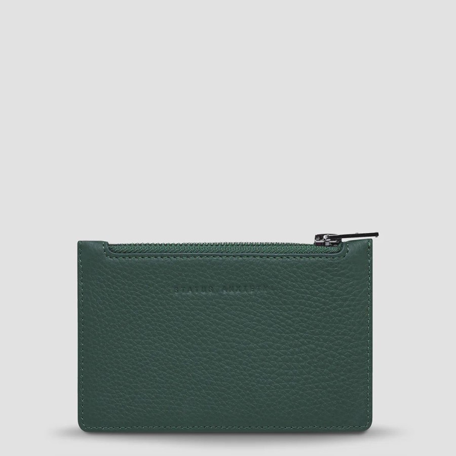 Women Status Anxiety Wallets & Pouches | Status Anxiety Avoiding Things Wallet-Teal