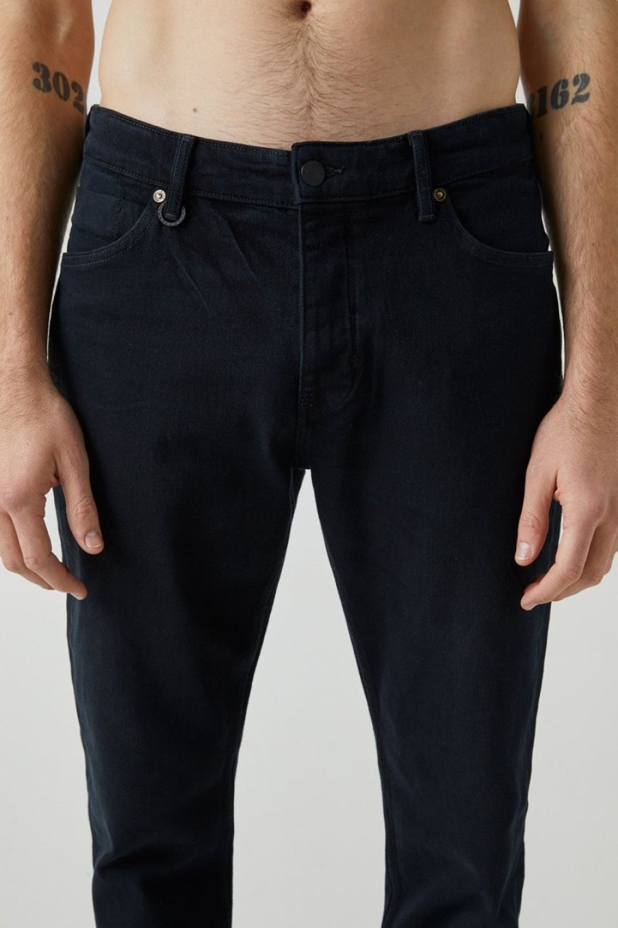 Men Neuw Denim Jeans | Ray Straight-Reverent Black