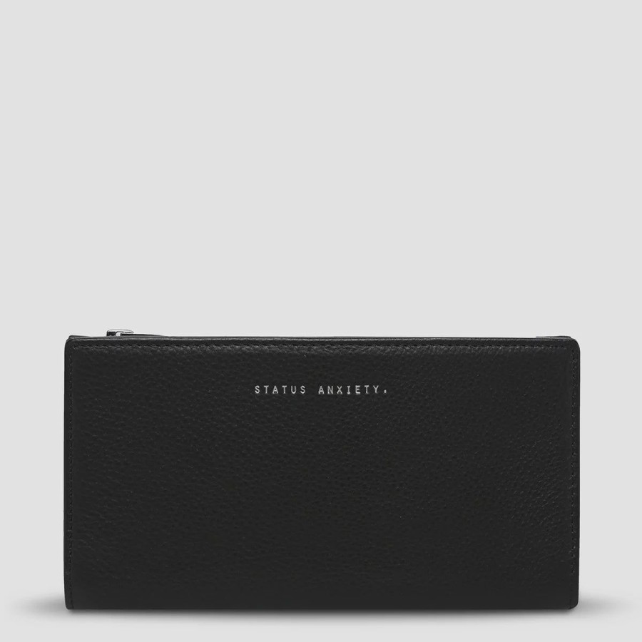 Women Status Anxiety Wallets & Pouches | Status Anxiety Old Flame Wallet-Black