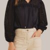 Women Mink Pink Shirts And Blouses | Lucia Blouse-Black