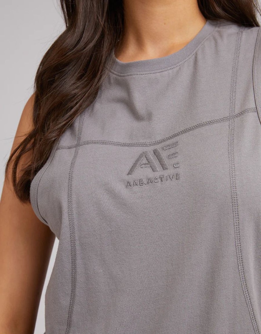 Women All About Eve Tops | All About Eve Anderson Tank-Charcoal