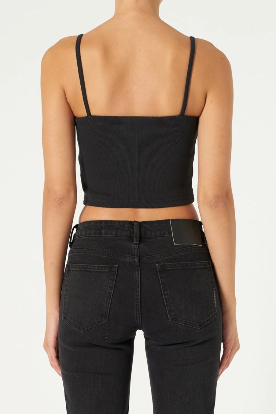 Women Neuw Denim Tops | Jonesy Block Top-Black