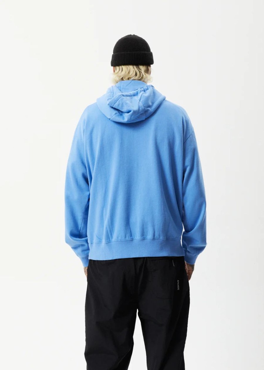 Men Afends Jumpers | Liquid Recycled Pull On Hood-Arctic