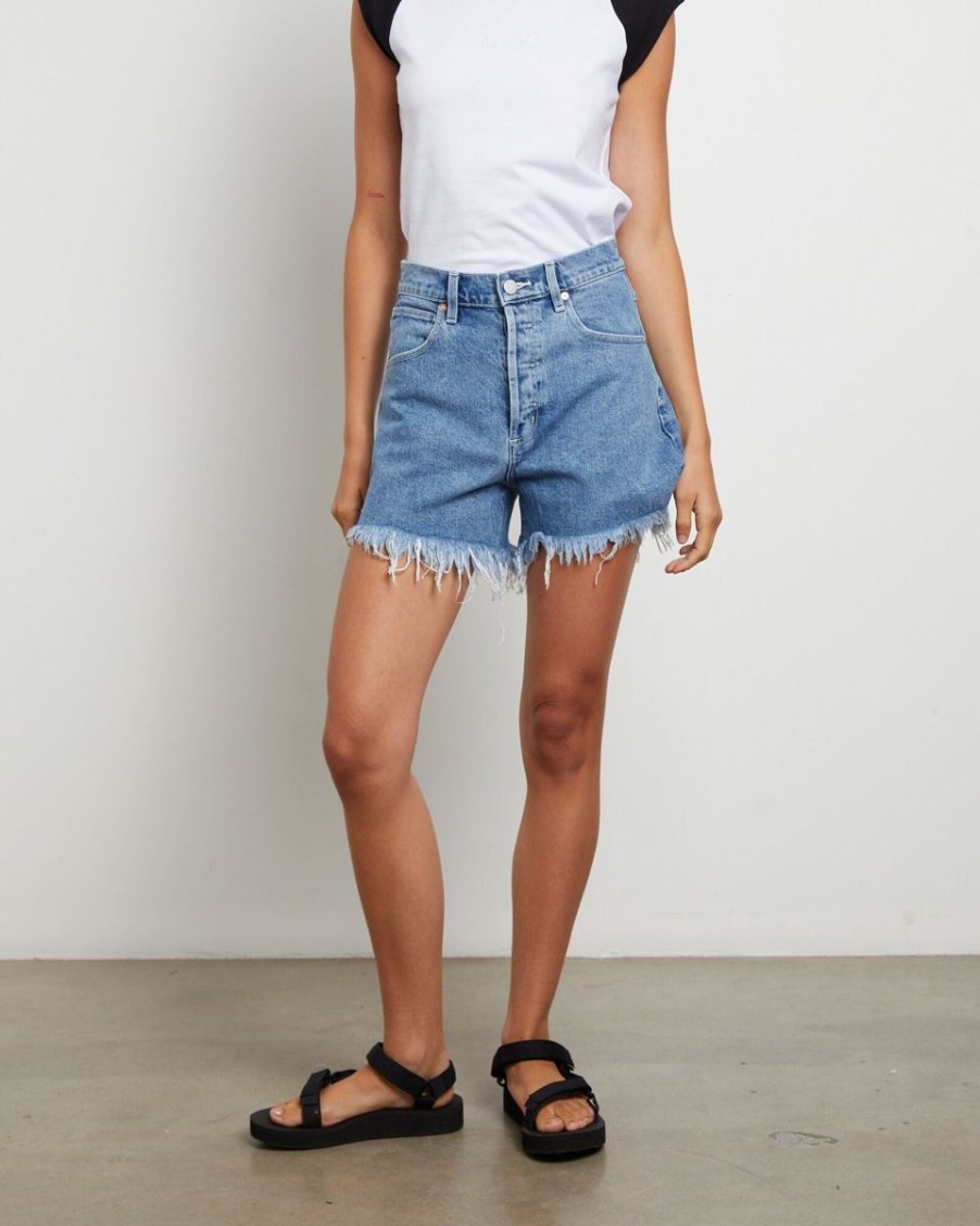 Women ABrand Denim Shorts | Abrand Venice Short-Carmen Light Vintage Indigo