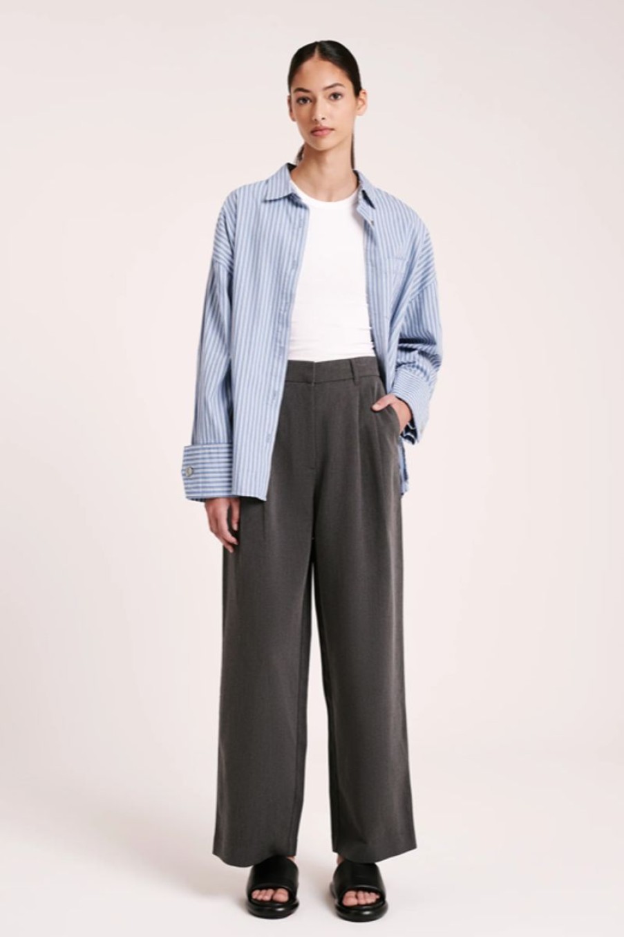 Women Nude Lucy Pants | Nude Lucy Jiro Tailored Pant-Asphalt