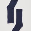 Women Afends Socks | Afends Everyday Hemp Socks One Pack-Navy