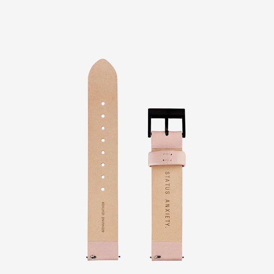 Women Status Anxiety Watches | Inertia Strap-Blush/Black Buckle