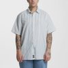 Men THRILLS Shirts | Thrills Lucky Strike Short Sleeve Shirt-Dirty White