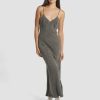 Women THRILLS Dresses | Thrills Chelsea Full Length Slip Dress- Truffle