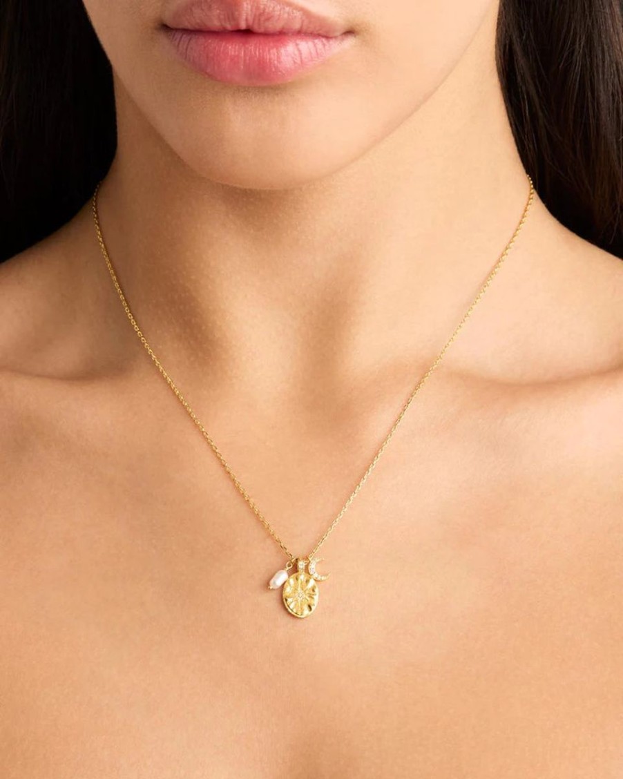 Women By Charlotte Jewellery | By Charlotte 18K Gold Vermeil Dream Weaver Necklace