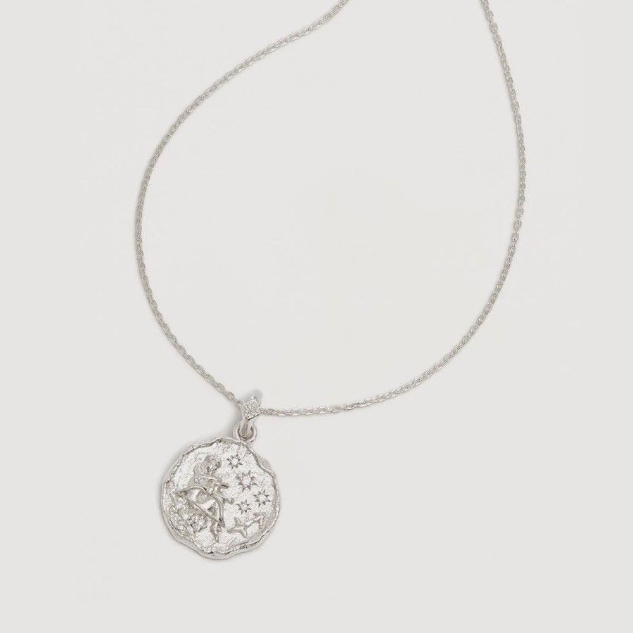 Women By Charlotte Jewellery | By Charlotte She Is Zodiac Necklace-Sagittarius-Sterling Silver