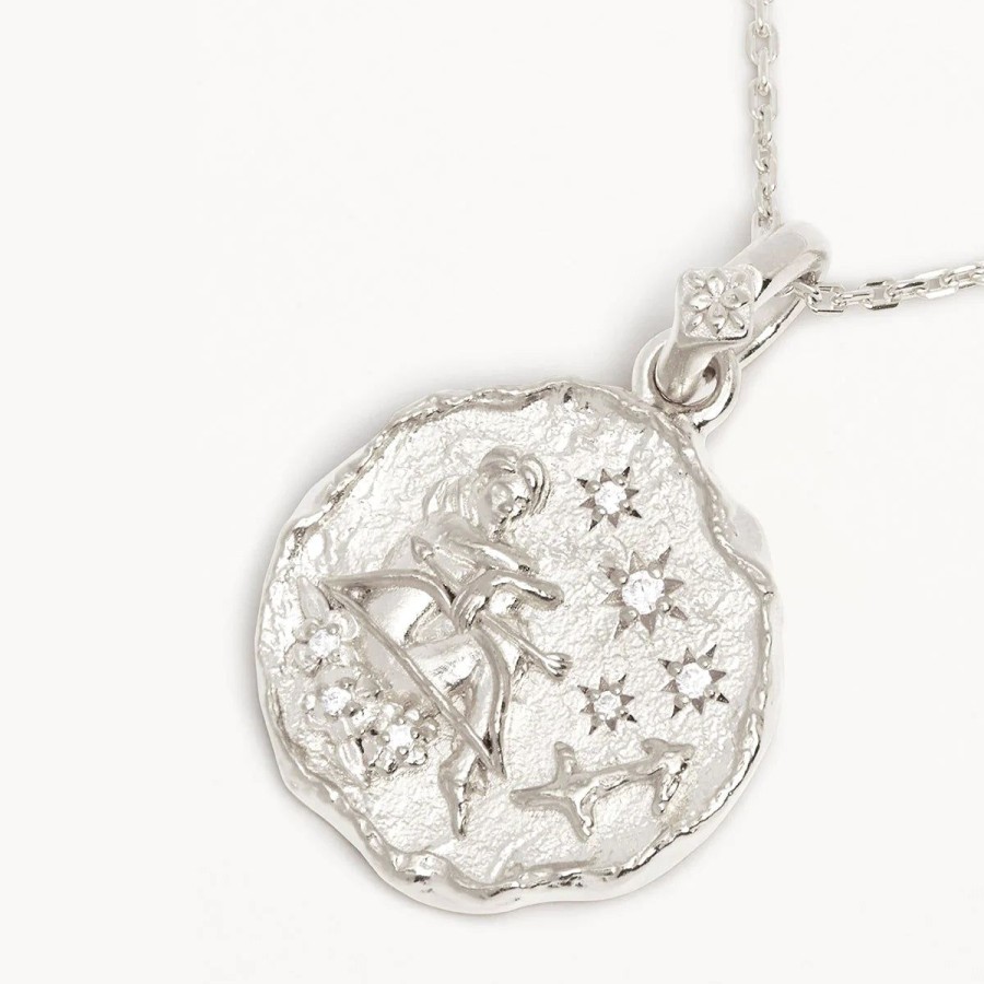 Women By Charlotte Jewellery | By Charlotte She Is Zodiac Necklace-Sagittarius-Sterling Silver