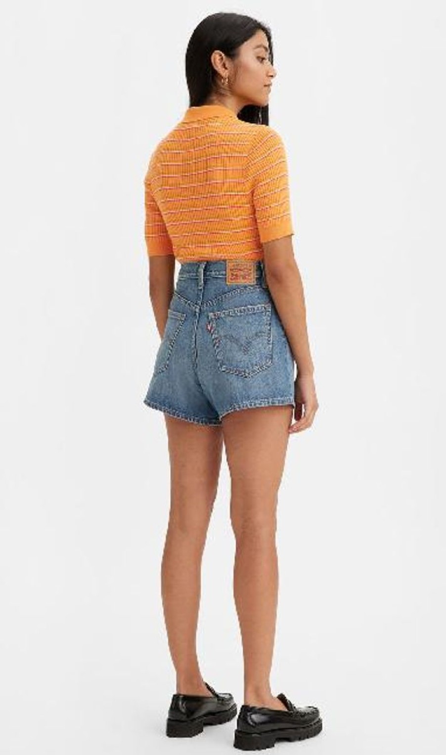 Women Levis Denim Shorts | Levi'S High Waisted Mom Short- String It Up