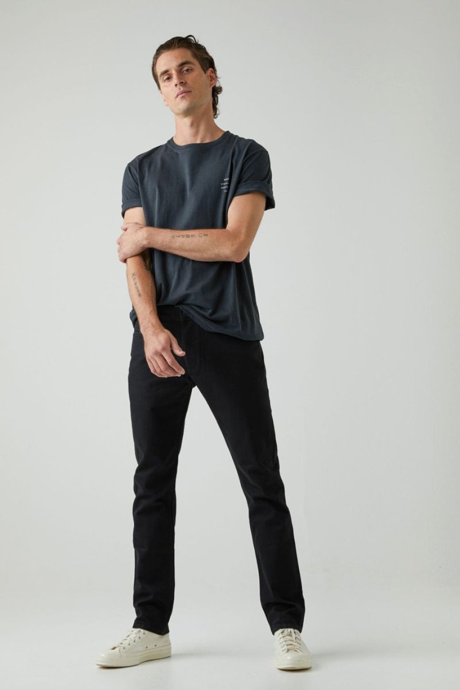 Men Neuw Denim Jeans | Lou Slim-Forever Black-Length 32