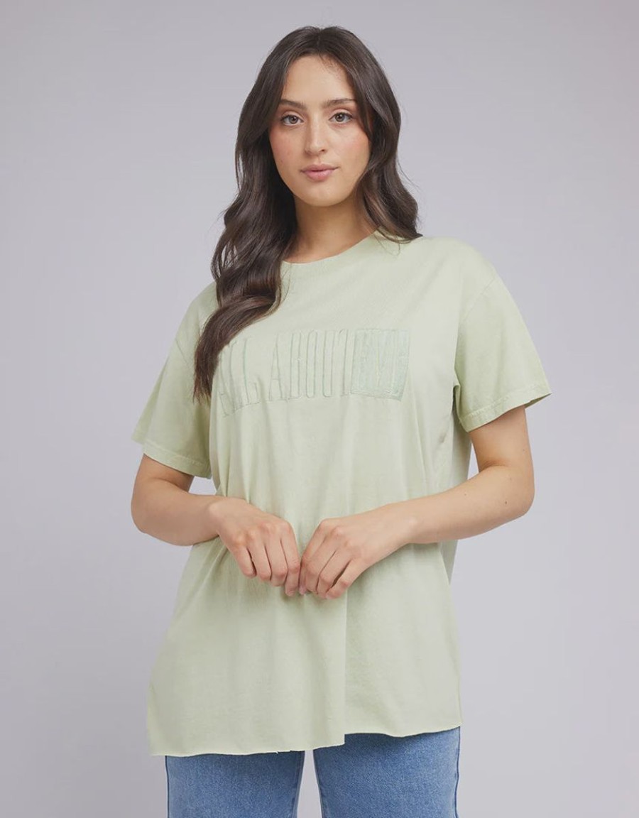 Women All About Eve Tees | Heritage Tee-Light Green