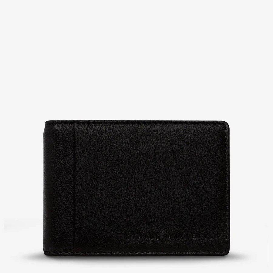 Men Status Anxiety Wallets | Status Anxiety Melvin Wallet- Black