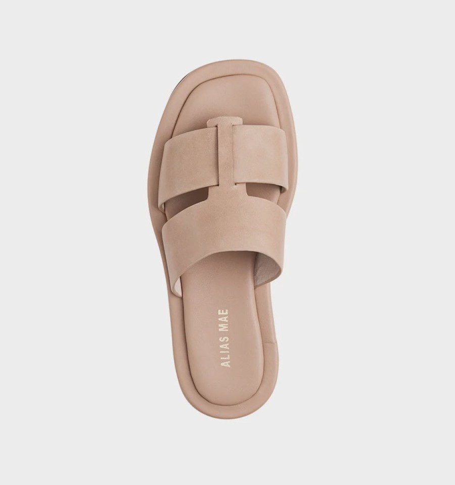 Footwear Alias Mae | Alias Mae Kerryn Slide- Natural Leather