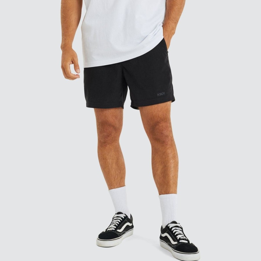 Men Kiss Chacey Shorts | Kiss Chacey Sunrise Beach Short-Jet Black