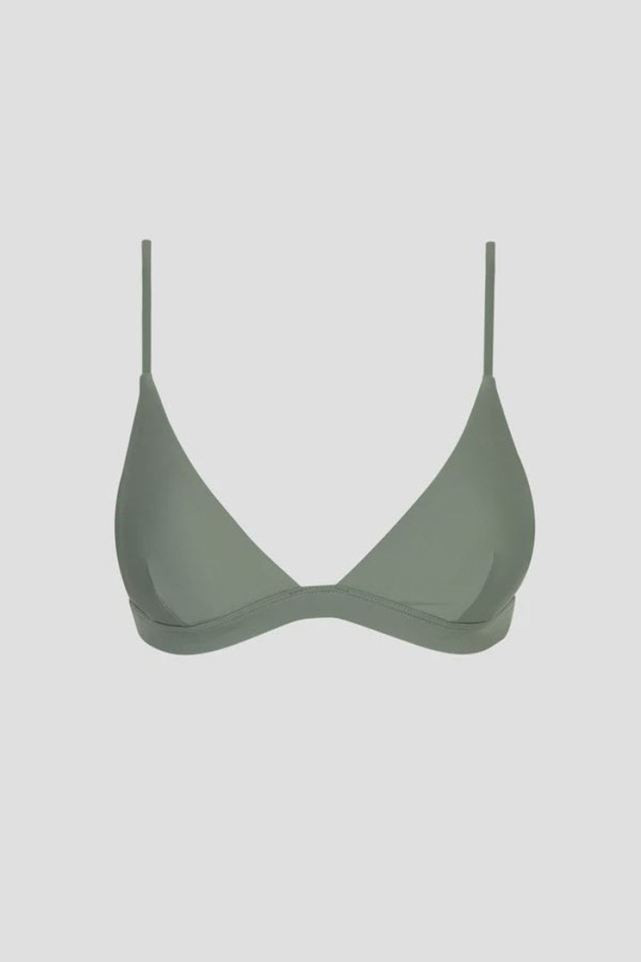 Women Rhythm Swimwear | Rhythm Classic Bralette Top- Olive