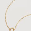 Women By Charlotte Jewellery | By Charlotte 18K Gold Vermeil Celestial Annex Link Necklace