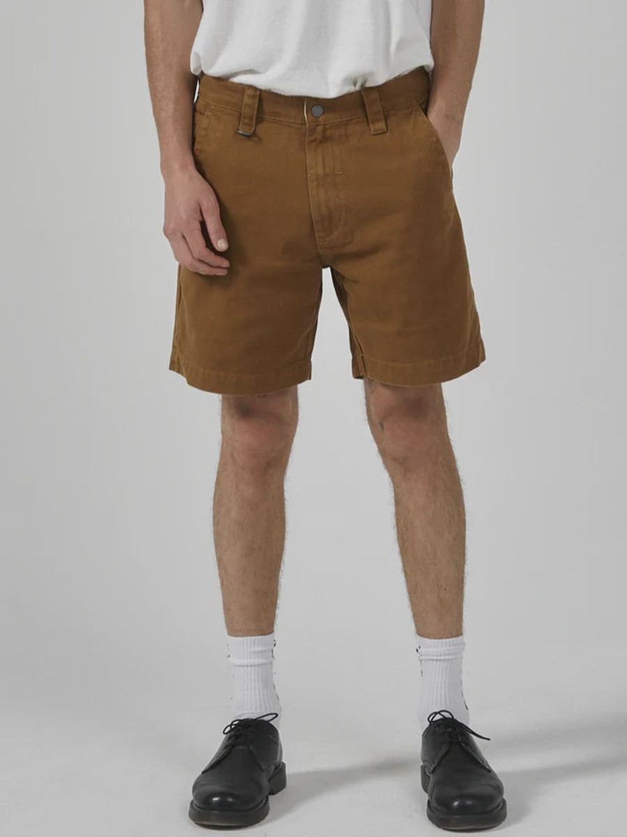 Men THRILLS Shorts | Thrills Union Work Chino-Tobacco