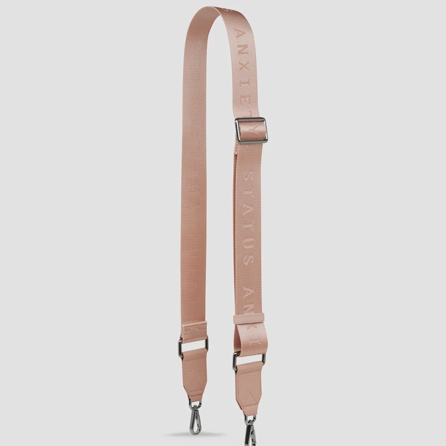 Women Status Anxiety Bag Straps | Status Anxiety Web Strap Medium-Dusty Pink