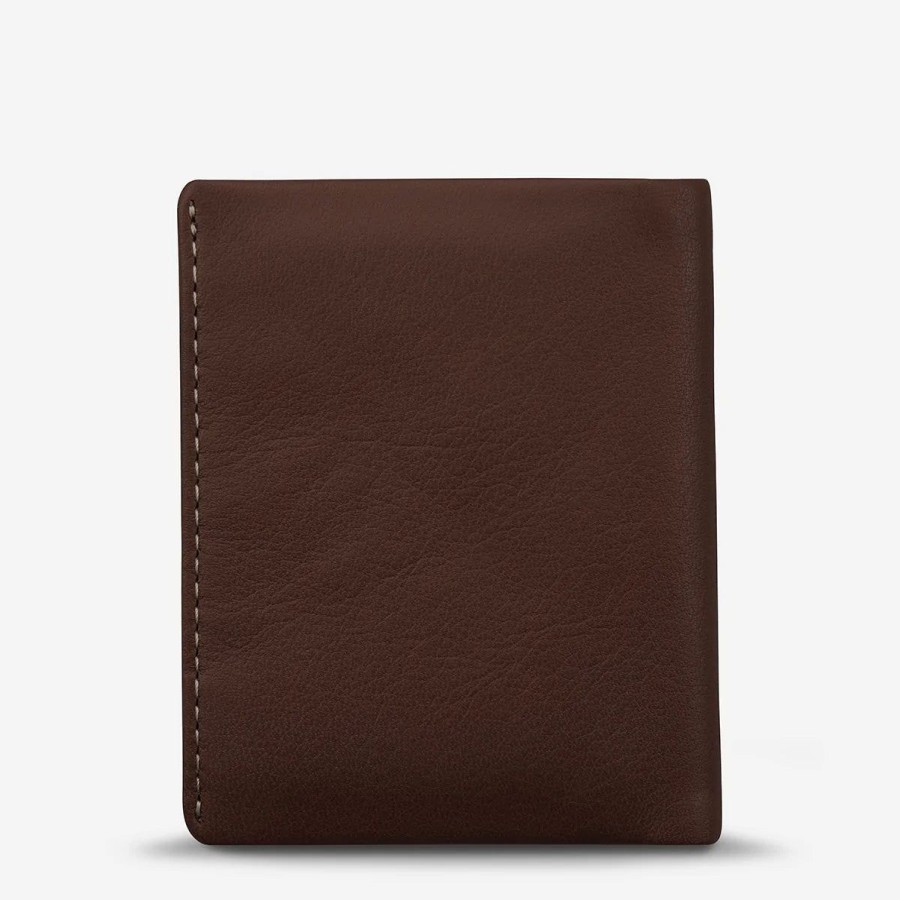 Men Status Anxiety Wallets | Status Anxiety Edwin Wallet-Chocolate