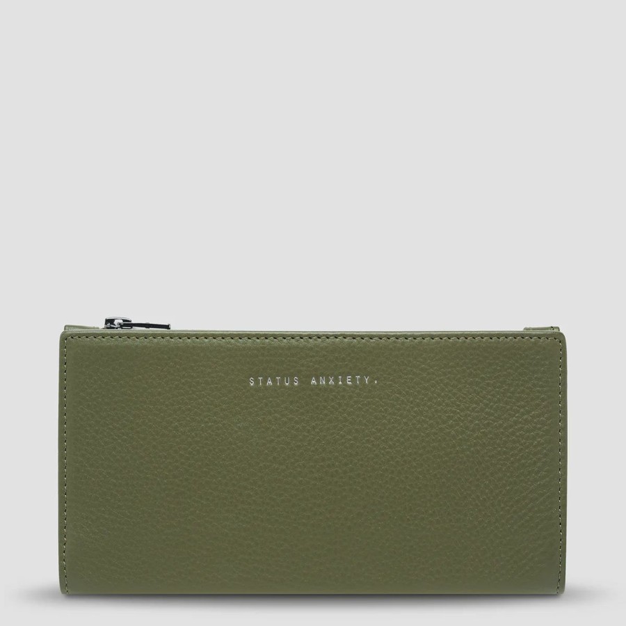 Women Status Anxiety Wallets & Pouches | Status Anxiety Old Flame Wallet-Khaki