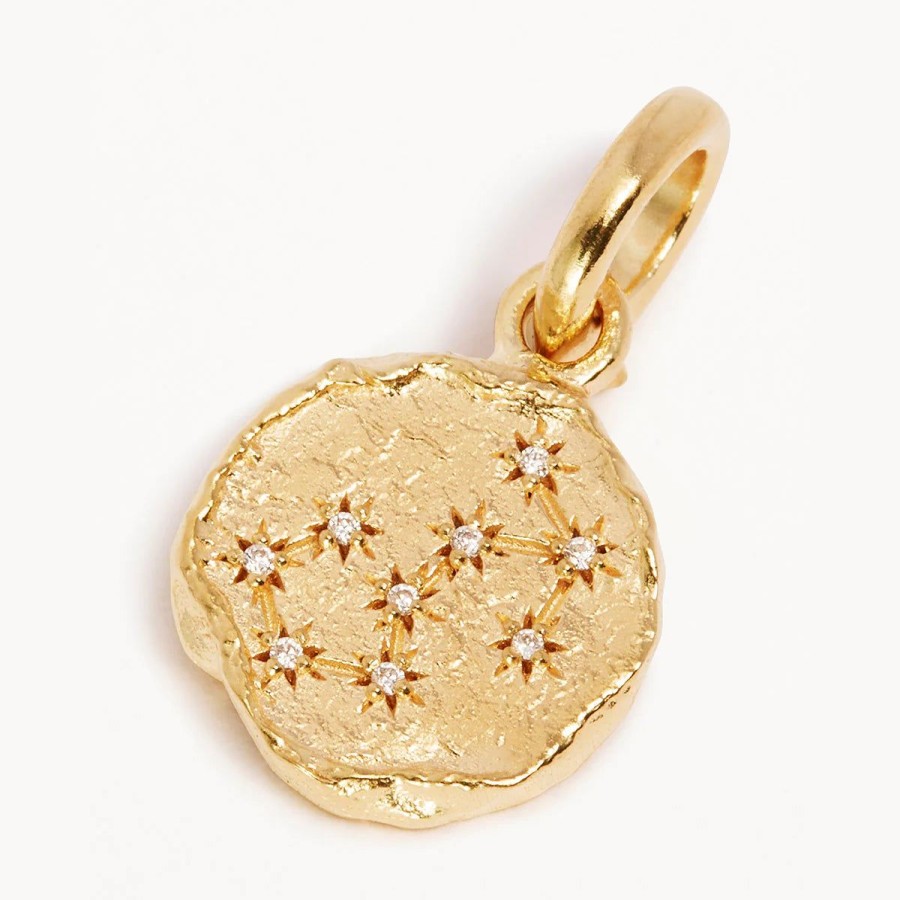 Women By Charlotte Jewellery | By Charlotte Love Cosmic Zodiac Reversible Annex Link Pendant-Scorpio-18K Gold Vermeil