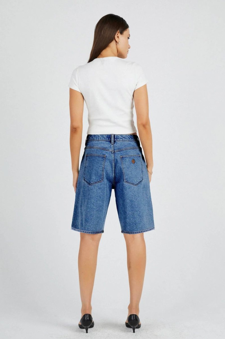 Women ABrand Denim Shorts | Abrand Jort-Chantell Organic