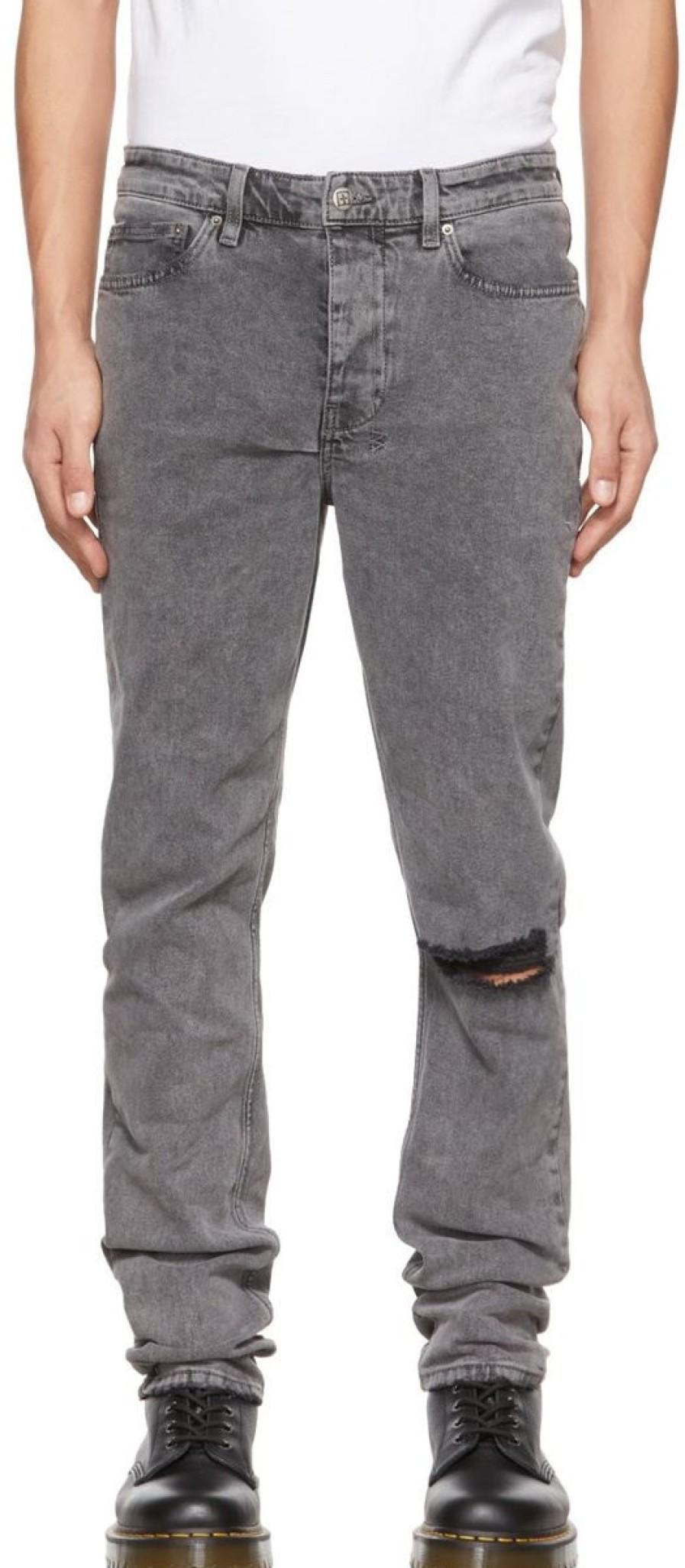 Men Ksubi Jeans | Chitch Hardwire Trashed Jean-Grey