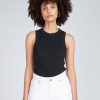 Women Neuw Denim Tops | Neuw Denim Jonesy Singlet-Black