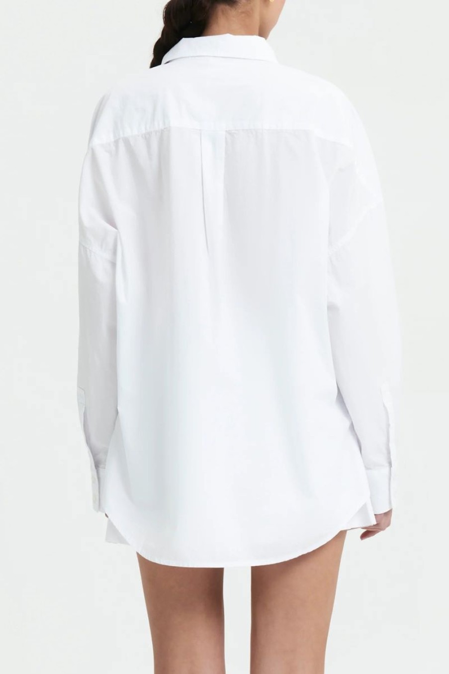 Women Nude Lucy Shirts And Blouses | Cruz Poplin Shirt-White